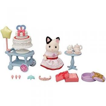 SYLVANIAN FAMILIES 5646 La Fiesta de cumpleaños de Lily - Casa de muñecas