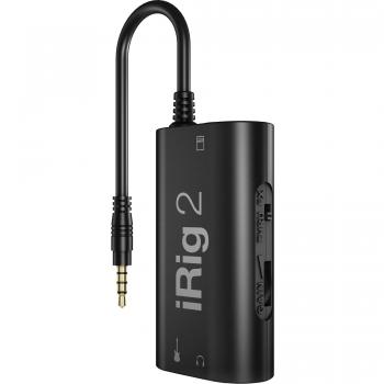 IK Multimedia iRig 2 Analog Guitar Interface Adapter for iPhone, iPad