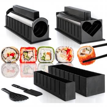 WeLoveCooking Juego de Utensilios para Hacer Sushi, Incluye 6 moldes con Diferentes Formas e Instrucciones Paso a Paso