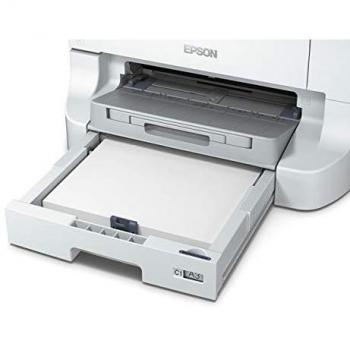 Impresora Epson WorkForce Pro WF-8090 DTWC, Inyección de Tinta Color, Resolución 4800 x 1200 DPI, A3+, Wifi y Ethernet, Blanco, con Duplex y Dos Bandejas