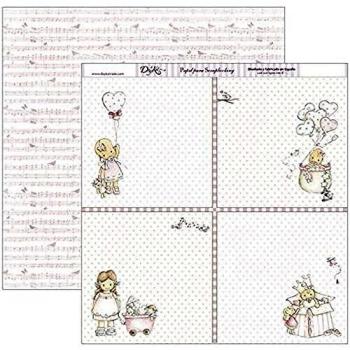 Dayka Trade Papel Estampado, Multicolor, 30 x 30 cm