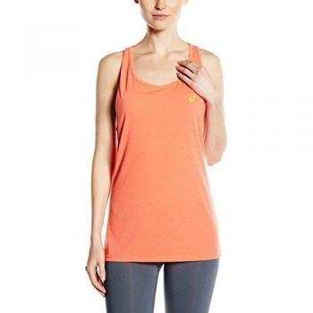 ASICS 122836 - Camiseta sin mangas de gran tamaño para mujer, color rojo, talla L