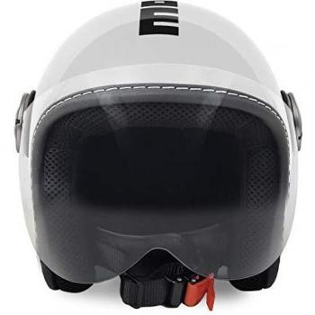 10200000024 Casco Momo Baby White Glossy/Black JM