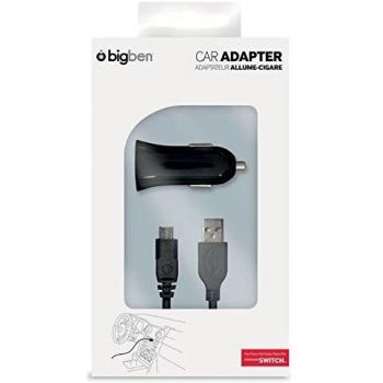 Adaptador de Coche 2A para Nintendo Switch - Negro
