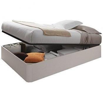 Habitdesign 006077MO - Canapé + somier, cama elevable, color alpes, válido para colchones de 135x191 cm