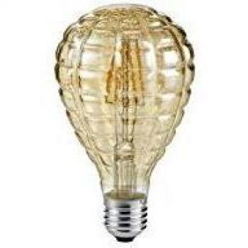 Trio Lighting Led-Filament Fuentes De Luz potente E27, 4 W, Marrón, 8 x 8 x 14 cm