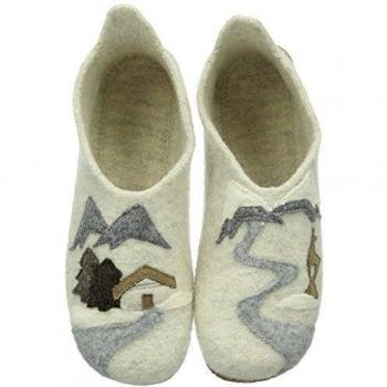 Living Kitzbühel Slipper Hahnenkamm - Zapatillas de estar por casa, color Natur 200, talla 36