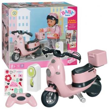 E-Scooter Rosa para Muñecas BABY born® con Control Remoto