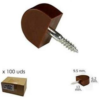WOLFPACK LINEA PROFESIONAL 25010035 Soporte Estanteria Tornillo Pequeño Marron