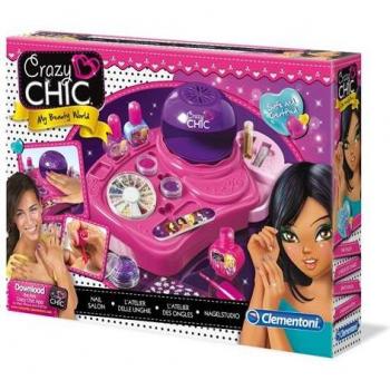 Clementoni Crazy Chic Diseña Tus Uñas con Máquina de Secado y Accesorios