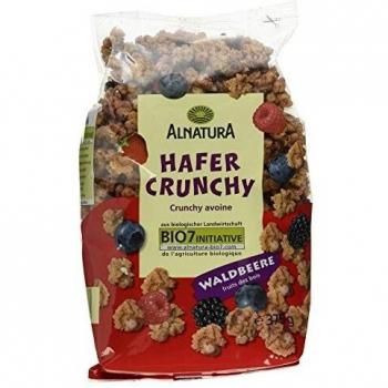 Muesli Crujiente de Avena Bio con Frutas del Bosque, 375 g