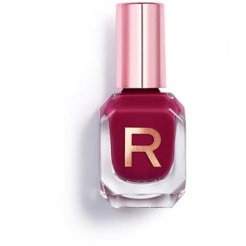 Esmalte de uñas High Gloss Damson en tono púrpura intenso de 10 ml