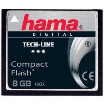 Hama - CompactFlash Card Tech-Line 8GB 150x, 8192 MB, CompactFlash