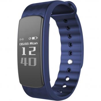 Leotec Pulsera de actividad Multisports HR -  Pulsera de actividad, con monitor de frecuencia cardiaca en la muñeca, monitor de actividad,sumergible y notificaciones inteligentes, color azul