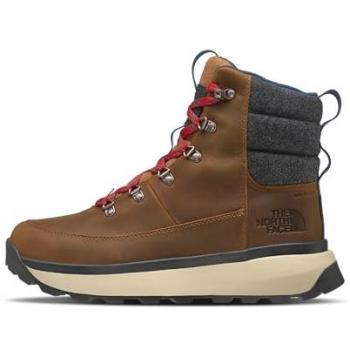 The North Face Bergen Waterproof Leather Men's Boots - Brown 46