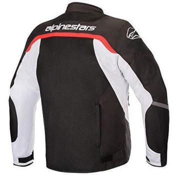Alpinestars Chaqueta moto Viper V2 Air Jacket Black White Bright Red, Negro/Blanco/Rojo, 3XL