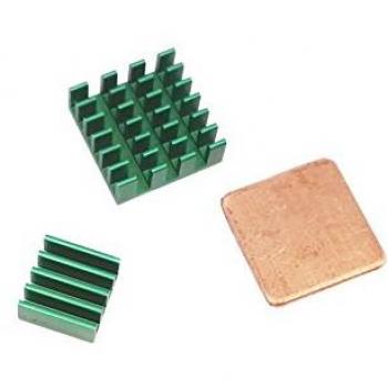 Juego de 3 adhesivos de aluminio disipador de calor para Raspberry Pi 2 modelo/B +