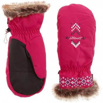 Ziener guantes Kairi AS manoplas guantes para mujer, invierno, mujer, color rosa - fucsia, tamaño 7,5