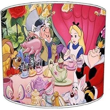10 Inch Ceiling Alice in Wonderland Print lampshade 1
