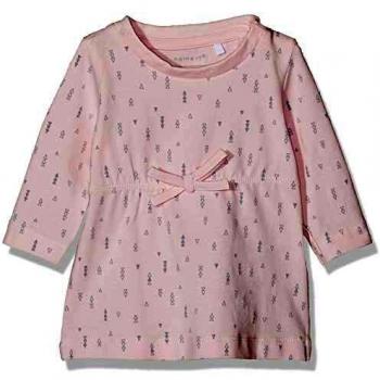 NAME IT Nbfdelucious LS Tunic Noos Vestido, Rosa