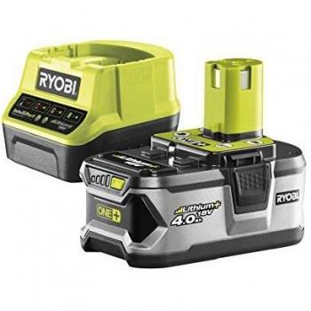Ryobi 4892210152145 Pack Cargador 1 h + 1 Batería Litio-Ion 18V 4,0 Ah