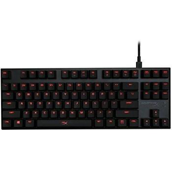HyperX Alloy FPS Pro Tenkeyless Mechanical Gaming Keyboard (87-Key, Ultra-Compact, Cherry MX Red Switches, Linear & Quiet, Red LED Backlit) HX-KB4RD1-US/R1