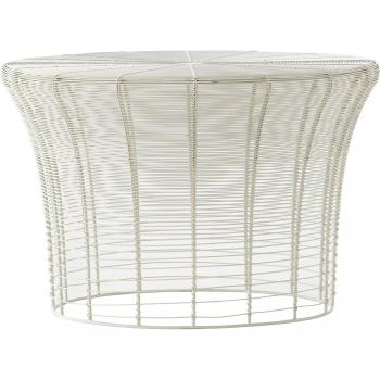 GAN Aram - Taburete H 25cm blanco/ø 41cm