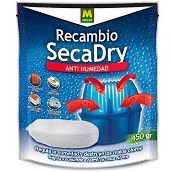 Secadry 230010 Recambio Antihumedad, Blanco, 15.5x4.5x19.5 cm