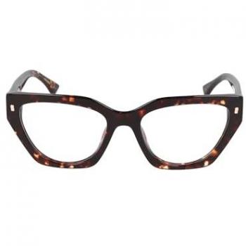 Dsquared2 Unisex Brown Fashion Eyeglasses Model D2 0117 Size 53 MM