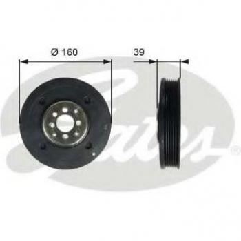 Polea de Amortiguador de Vibración Torsional GATES TVD1004