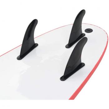 vidaXL Tabla de Surf 170 cm Rayas Deportes Acuáticos Exterior Navegación Mar