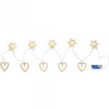 Pequeño Pie Company - 2021094 - Garland Light - Corazón Y Estrella