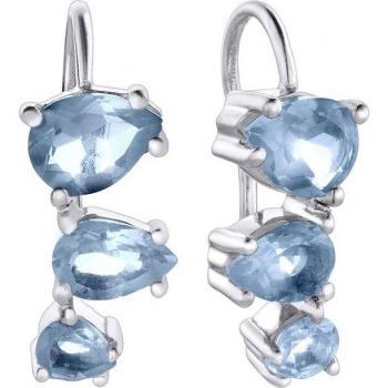 Pendientes Duran Exquse Capri con Topacios Azules