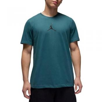Camiseta Nike Dri-FIT Jumpman Manga Corta Hombre Verde Algodón Talla M
