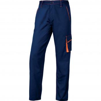 Delta plus - Pantalon panostyle poliester algodón marino naranja talla xs