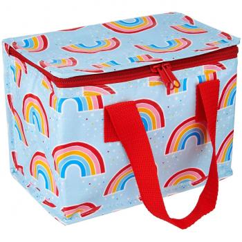 Sass & Belle Bolsa Merienda Arco Iris Azul, Multicolor, Único