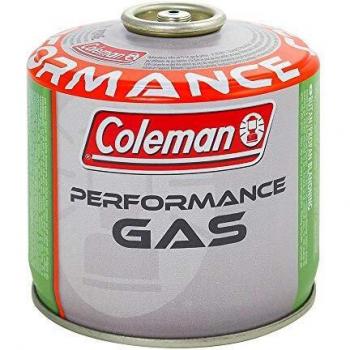 Coleman C300 Performance Cartucho Gas con Valvula, para Cocina Camping, Compacto y Recipiente Sellable