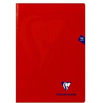 Cuaderno A4 Mimesys Rojo 96 Páginas 90g con Carretes Seyès y Cubierta de Polipropileno