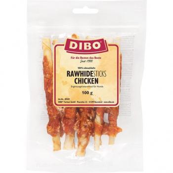 DIBO Palitos de cuero crudo con pollo - Pack Ahorro 2 x 100 g