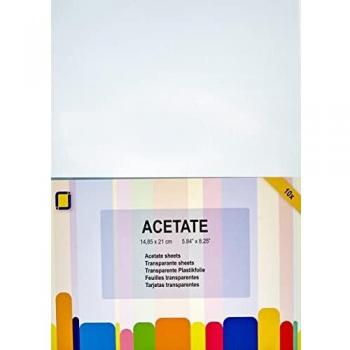 JEJE A4 Resistente al Calor, Acetato de Hojas, Transparente