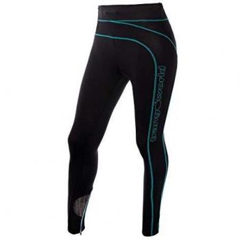 Trangoworld Liendo Pant. Largo, Mujer, Negro/Azul Turquesa, M