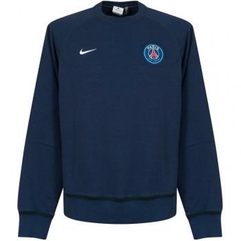 Nike PSG AUTH AW77 LS Crew - Sudadera para hombre, color azul marino / blanco, talla XL