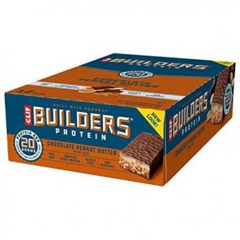 CLIF BAR - Builders Bar Chocolate Peanut Butter - 12 x 2.4 oz. Bars