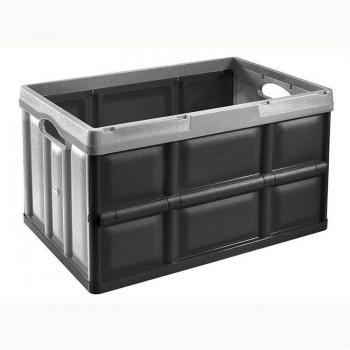 Caja plegable Tontarelli 46L Gris Plata y Negro