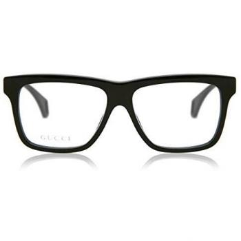 Gucci Gafas anteojos GG0464O 006 marco negro de plástico del tamaño de 56 mm de gafas de sol hombre