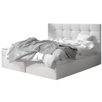 Continental Bed Comfivo 196, Eco Leather, Double, 140x200 cm, with Slatted Base