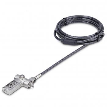 STARTECH UNIVERSAL LAPTOP LOCK 2M 3-IN-1 ANTI-THEFT SECURITY CABLE
