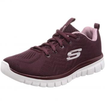 Zapatillas Skechers Graceful - Conectadas, Color Rojo, Modelo 12615