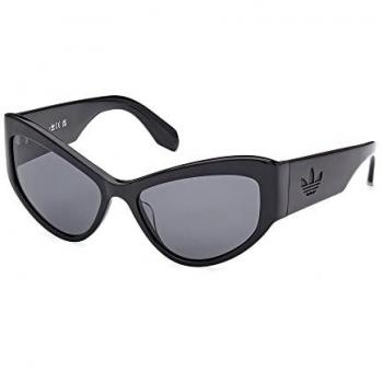 Adidas Originals Cat Eye Sunglasses OR0089 Shiny Black 135mm Unisex