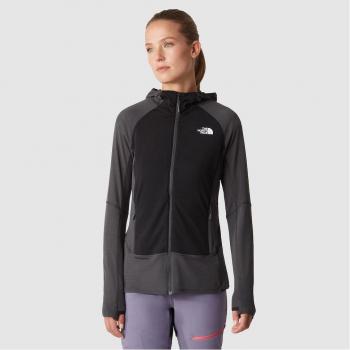 Chaqueta de mujer The North Face Bolt Polartec gris oscuro negro - XL